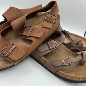Birkenstock Bundle: Milano + Mayari Pairs in EU size 41, Women 10.5, Men 8.5